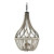 Currey & Company Transitional Crystal Ingenue Silver Chandelier