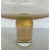 Global Views Large Modern Gold Fleck Murano Glass Compote