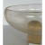 Global Views Large Modern Gold Fleck Murano Glass Compote