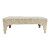 Custom Modern Caracole Leopard Print Cut Velvet Fabric Bench