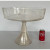 Global Views Italian Murano Gold Fleck Modern Compote