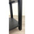 Theodore Alexander Modern Black Wood Square Luna Side Table Pair