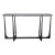 Revelation Modern Gray Marble Tapering Console Table