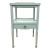 Jonathan Charles Transitional Blue Lacquered Reimagined Remanence Square Side Table