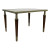 Jonathan Charles Modern Walnut and Brass Barcelona Bunching Table