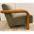 Modern Pale Sage Woven Balance Lounge Chairs Pair