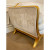 Jonathan Charles Transitional Custom Gold Leaf Sofa