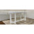 Worlds Away Modern White Lacquer Berkeley Dining Table