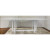 Worlds Away Modern White Lacquer Berkeley Dining Table