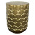 Hooker Furniture Modern Brass Foil Round Gail Accent Table
