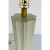 Currey and Company. Modern Fluted Off-White Glaze Porcelain Table Lamp