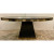 Century Modern Black Cerused Oak Corso 72” Round Dining Table