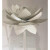 Currey & Company Modern White Lotus Torchiere Table Lamps Pair
