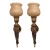 Myran Allan Luxury Lighting Neoclassical Bronze and Sconces Pair