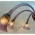 Myran Allan Luxury Lighting Italian Mouth-Blown Amethyst Myran Glass Chandelier