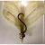 Myran Allan Luxury Lighting Murano Green Art Glass Leaf Wall Sconces Pair