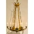 Myran Allan Luxury Lighting Empire Style Black and Gold Chandelier