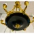Myran Allan Luxury Lighting Empire Style Black and Gold Chandelier