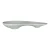 Revelation Modern Ivory Stone Double Scoop Bowl