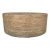 Organic Modern Woven Banana Round Coffee Table