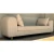 Modern Oversized Cream Faux Sheepskin Bench