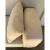 Modern Oversized Cream Faux Sheepskin Bench