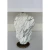 Revelation Modern White Arabestcato Marble Amulet Table Lamp