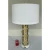 Revelation Modern Satin Brass and Crystal Bubble Glowing Table Lamp