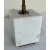 Currey & Company Modern Antique Brass and White Marble Thompson Table Lamp