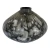 Revelation Modern Hand Blow Black Art Glass Pebble Vase