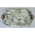 Revelation Modern White Arabescato Marble Hippodrome Tray