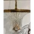 Myran Allan Luxury Lighting Italian Hand Cut Leaded Crystal Bronze Pendant Light