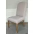 Organic Modern Faux Linen Dining Chairs Set of Eight