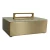 Revelation Modern Quartz and Satin Brass Box