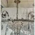 Myran Allan Luxury Lighting Neoclassical Antique Silver Petite Bohemian Crystal Chandelier