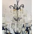 Myran Allan Luxury Lighting Italian Amber and Clear Crystal Bronze Versailles Chandelier