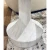 Baker Modern Solid Carrara Marble Vesuvio End Table