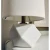 Mod White Marble Geometric a Cut Above Table Lamp
