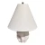 Organic Modern White Glaze Bora Table Lamp