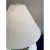 Organic Modern Matte White Wavy Porcelain Javary Table Lamp
