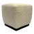 Caracole Modern Off-White Marshmallow Ottoman