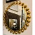 Modern Gold Ball Round Wall Mirror