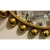 Modern Gold Ball Round Wall Mirror
