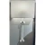Worlds Away Modern White Iron Linda Wall Sconces Pair