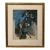 Vintage Blue Illustration Watercolor by John Ala Maxwell