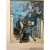 Vintage Blue Illustration Watercolor by John Ala Maxwell
