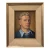 Vintage Portrait of a Man in Blue by Richard Schmueckle