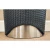 Studio a Home Modern Woven Gray Leather Oval Milan Pedestal