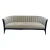 Global Views Modern Gray Chanel Back Sofa