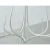 Currey & Company Modern White Metal Passion Chandelier